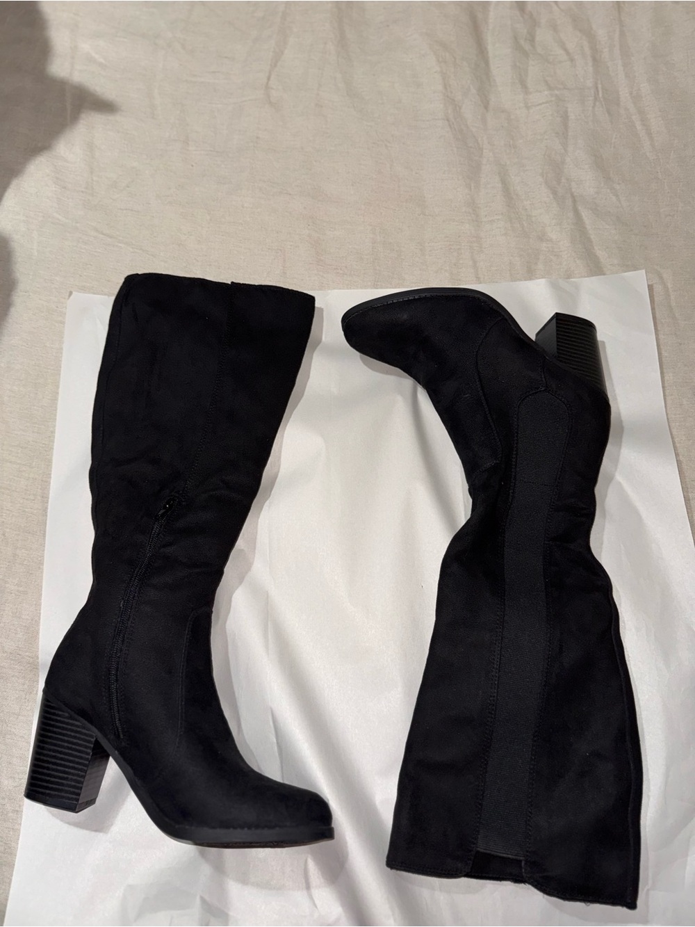 Sugar Womens Willetta  Zipper Pull On Knee-High Boots size 8 NEW - Picture 2 of 12